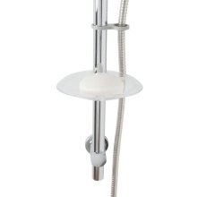 Croydex Clear Riser Rail Soap Dish (AM174431)