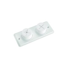 Croydex Double Cloth Holders - White (DB362110U)