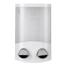Croydex Double Shampoo/Soap Dispenser - White (PA660622)