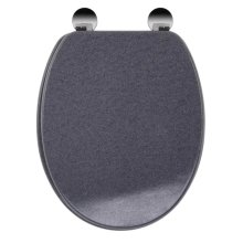 Croydex Dove Flexi-Fix Toilet Seat - Granite Effect (WL601931H)