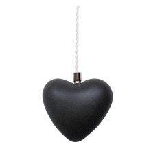 Croydex Eden Heart Light Pull - Grey (AJ397631)