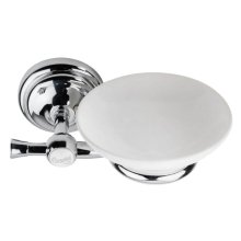 Croydex Flexi-Fix 1919 Range Soap Dish and Holder - Chrome (QM301941)