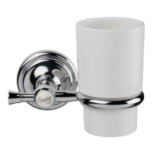 Croydex Flexi-Fix 1919 Range Tumbler and Holder - Chrome (QM301841)