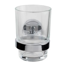 Croydex Flexi-Fix Pendle Tumbler and Holder - Chrome (QM411841)