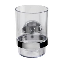 Croydex Flexi-Fix Romsey Tumbler and Holder - Chrome (QM741841)