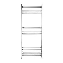 Croydex Free Standing Three Tier Storage Basket - Chrome (QM264041)