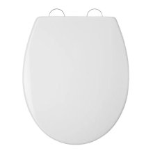 Croydex Lomond Stick 'N' Lock Family Toilet Seat - White (WL112222H)