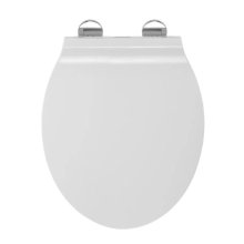 Croydex Michigan Flexi-Fix Toilet Seat - White (WL601622H)