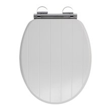 Croydex Portland Flexi-Fix Toilet Seat - White (WL601122H)