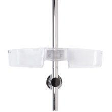 Croydex Riser Rail Shower Basket - Clear (PA670000)