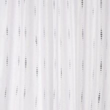 Croydex Silver Dotty Shower Curtain (AF671040H)