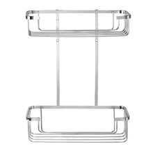 Croydex Stainless Steel Two Tier Cosmetic Basket (QM390541)