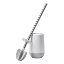 Croydex Swiper Loo Brush - White/Grey (AJ510022H)
