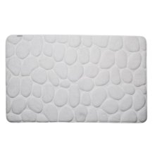 Croydex White Pebble Memory Foam Bathroom Mat (AN700122)