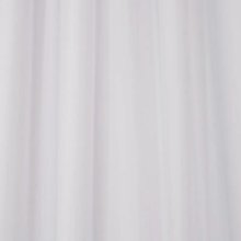 Croydex White Textile Hook 'N' Hang Shower Curtain (AF289022)