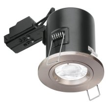 Enlite GU10 Fixed Downlight - Satin Nickel (EN-FD101SN)