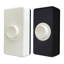 Eterna BPWB Wired Bell Push - Black / White (BPWB)