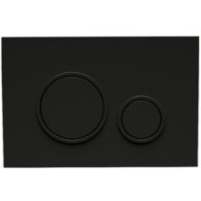 Fluidmaster T-Series Circle Dual Flush ABS Plate - Black (P47-0190-0240)