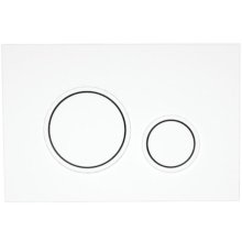 Fluidmaster T-Series Circle Dual Flush ABS Plate - White (P47-0130-0240)