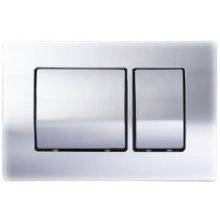 Fluidmaster T-Series Key Dual Flush ABS Plate - Gloss Chrome (P43-0120-0240)