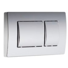 Fluidmaster T-Series Key Dual Flush ABS Plate - Matt Chrome (P43-0110-0240)