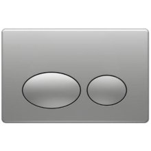 Fluidmaster T-Series Tactile Dual Flush ABS Plate - Matt Chrome (P61-0110-0240)