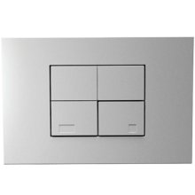 Fluidmaster T-Series Tile Dual Flush ABS Plate - Matt Chrome (P45-0110-0240)