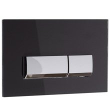 Fluidmaster T-Series Vivente Dual Flush Glass Plate - Black (P54-0001-0240)