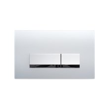 Fluidmaster T-Series Vivente Dual Flush Glass Plate - White (P54-0003-0240)