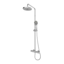 Gainsborough Round Dual Cool Touch Bar Mixer Shower - Chrome (GDRP)