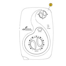 Galaxy Aqua 3000si front cover assembly (SG08100)