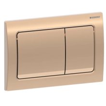 Buy New: Geberit Alpha01 Dual Flush Plate - Square - Red Gold (115.055.QA.1)