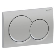 Geberit Alpha01 Dual Flush Plate - Round - Matt Chrome (115.035.46.1)