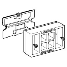 Geberit Alpha08 protection box and plate (243.348.00.1)