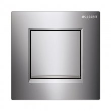 Geberit Bolero pneumatic urinal flush plate - chrome (241.912.21.1)