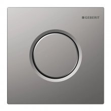 Geberit Bolero pneumatic urinal flush plate - matt chrome (241.912.46.1)