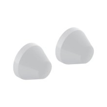 Geberit cover caps - alpine white (pair) (217.713.11.1)