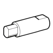 Geberit Damper Shaft For WC Lid For AquaClean (243.404.00.1)