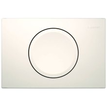 Geberit Delta15 Stop-And-Go Flush Plate - White (115.120.11.5)