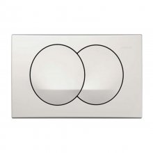 Geberit Delta20 dual flush plate - alpine white (115.100.11.1)