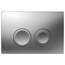 Geberit Delta25 Dual Flush Plate - Matt Chrome (115.125.46.5)