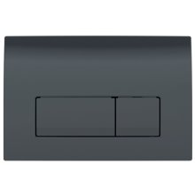 Geberit Delta50 Dual Flush Plate - Black (115.119.DW.1)