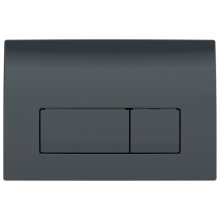 Geberit Delta50 Dual Flush Plate - Matt Black (115.119.14.1)