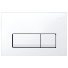 Geberit Delta50 Dual Flush Plate - White (115.105.11.5)