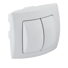 Geberit dual flush hand operated actuator - alpine white (240.572.11.1)