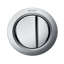 Geberit Dual Type01 Flush Button - Matt Chrome (116.050.46.1)