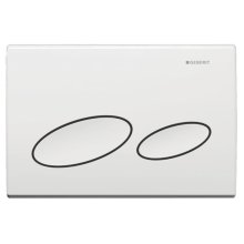 Geberit Kappa20 Dual Flush Plate - White (115.228.11.1)