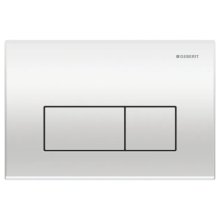 Geberit Kappa50 Dual Flush Plate - Matt Chrome (115.260.46.1)