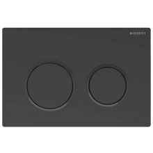 Geberit Omega20 Dual Flush Plate - Matt Black (115.085.16.1)