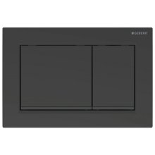 Geberit Omega30 Dual Flush Plate - Matt Black (115.080.16.1)